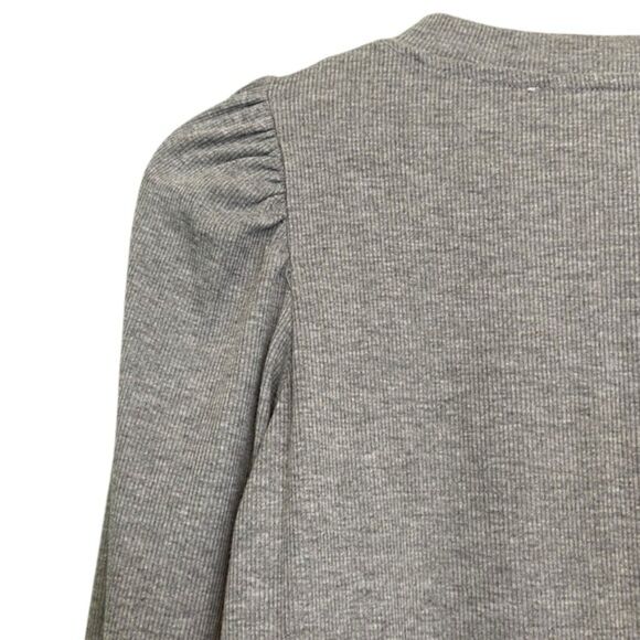 Philosophy Puff shoulder Crewneck Ribbed Long Sleeve Extra Small XS - Picture 7 of 9